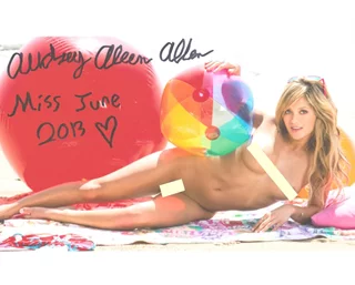 Audrey Aleen Allen autograph