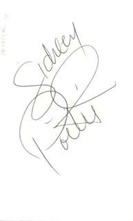 Sidney Poitier autograph