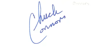 Chuck Connors autograph
