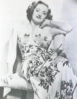 Bette Davis autograph