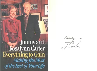 Jimmy & Rosalynn  Carter autograph
