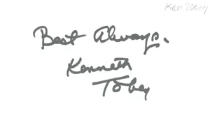 Kenneth Tobey autograph