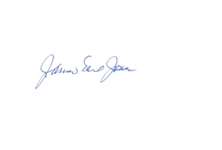 James Earl Jones autograph