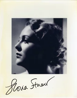 Gloria Stuart autograph
