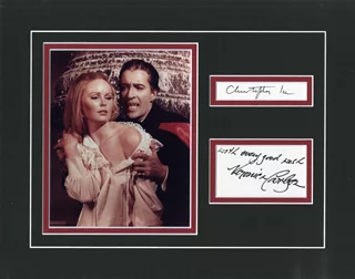 Dracula Has Risen From The Grave autograph