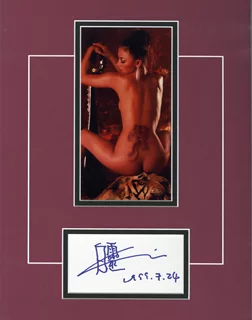 Bai Ling autograph