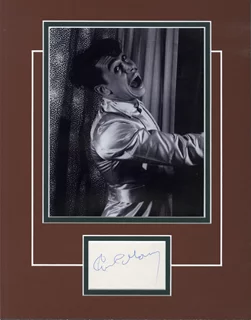 Cab Calloway autograph