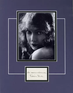 Lillian Gish autograph