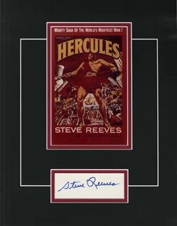 Steve Reeves autograph