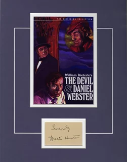 Walter Huston autograph