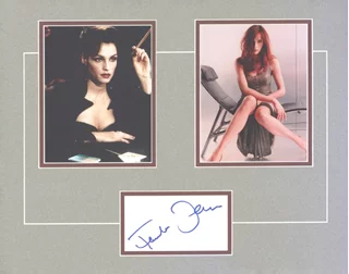 Famke Janssen autograph