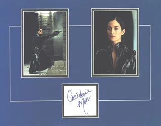 Carrie-Anne Moss autograph