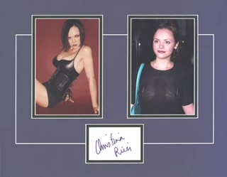 Christina Ricci autograph