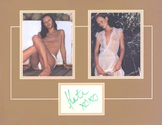 Kate Moss autograph