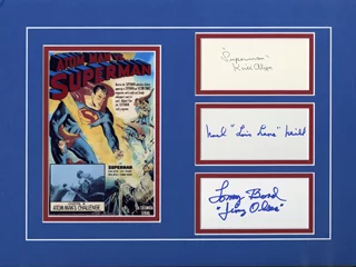 Atom Man vs Superman autograph