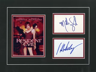 Resident Evil autograph