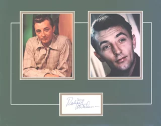Robert Mitchum autograph