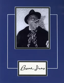 Burl Ives autograph