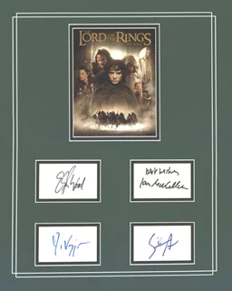 Lord of the Rings autograph