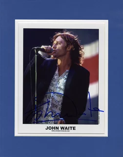 John Waite autograph