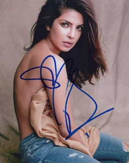 Priyanka Chopra autograph