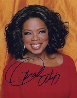 Oprah Winfrey autograph