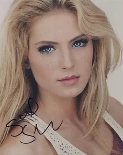 Saxon Sharbino autograph