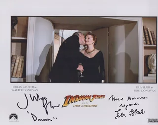 Indiana Jones and The Last Crusade autograph