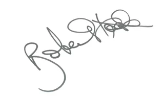 Robert Stack autograph