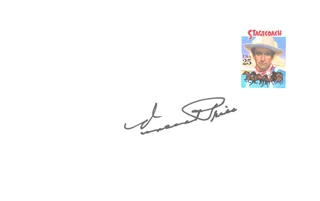 Vincent Price autograph