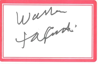 Tony Curtis autograph