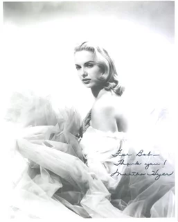 Martha Hyer autograph