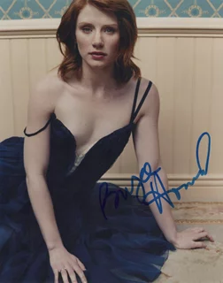 Bryce Dallas Howard autograph