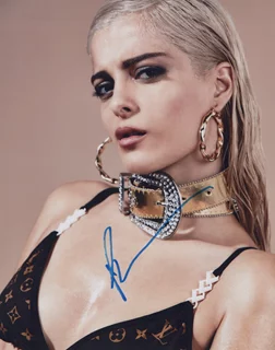 Bebe Rexha autograph
