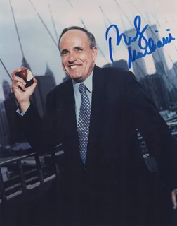 Rudy Giuliani autograph