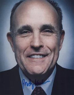 Rudy Giuliani autograph