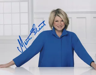 Martha Stewart autograph