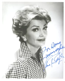 Anne Baxter autograph