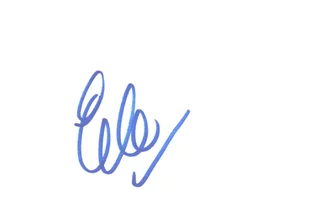 Elle MacPherson autograph