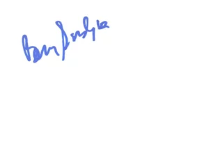 Berry Gordy autograph