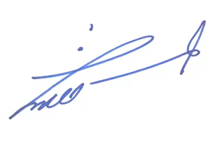 Patti Smith autograph