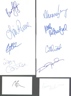 Melrose Place autograph