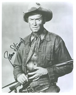 James Stewart autograph