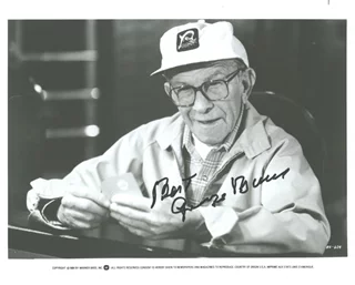 George Burns autograph