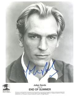 Julian Sands autograph