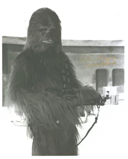 Peter Mayhew autograph