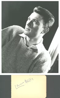Laurence Harvey autograph