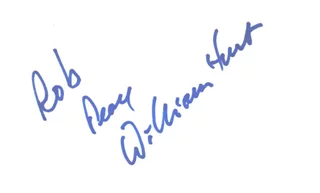 William Hurt autograph