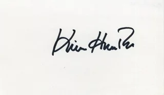 Kim Hunter autograph
