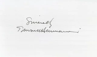 Edward Herrmann autograph